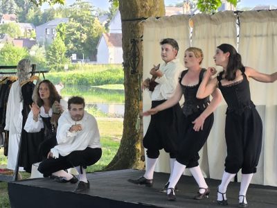 Représentation de Molière à l'Île Plage
