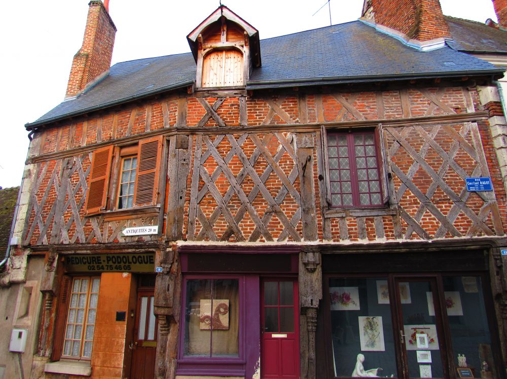 Maisons à pans de bois de la cité médiévale
